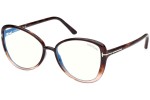 Glasögon Tom Ford FT5907-B 056 Cat Eye Havana