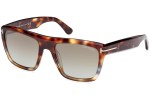 Solglasögon Tom Ford Alberto FT1077 55G Fyrkantig Havana