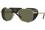 Solglasögon Persol PO1013SZ 114958 Polarized Rektangulära Guld