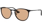 Solglasögon Ray-Ban Erika Metal RB3539 002/93 Runda Svart