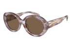 Solglasögon Emporio Armani EA4231U 615673 Runda Brun