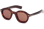 Solglasögon Tom Ford FT1100 52E Runda Havana