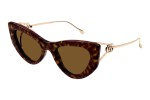 Solglasögon Gucci GG1565S 002 Cat Eye Havana