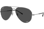 Solglasögon Ray-Ban RB3825 004/K8 Polarized Pilot Grå