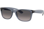 Solglasögon Ray-Ban New Wayfarer RB2132 6592M3 Polarized Fyrkantig Blå