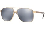 Solglasögon Versace VE2174 1002Z3 Polarized Fyrkantig Guld