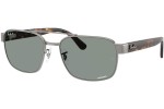 Solglasögon Ray-Ban RB3751CH 004/3R Polarized Fyrkantig Silver