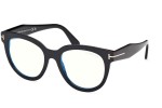 Glasögon Tom Ford FT5987-B 001 Cat Eye Svart