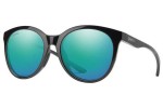 Solglasögon Smith BAYSIDE 807/QG Polarized Runda Svart