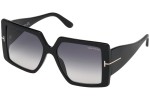 Solglasögon Tom Ford FT0790 01B Oversize Svart